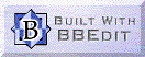 Built with BBEdit